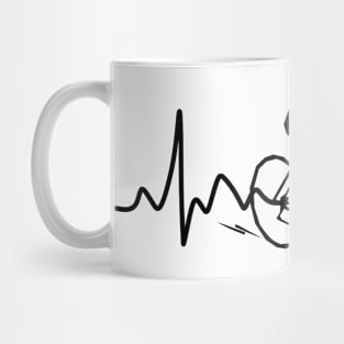 Cyclist Race Pulse Mug